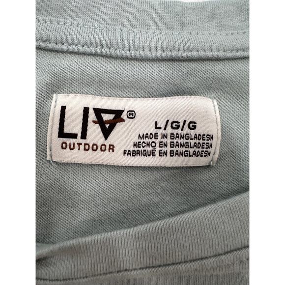 Liv Outdoor Rising Sun Graphic Flow T-shirt Sz Women's Large Cotton Tee NEW - Picture 7 of 10